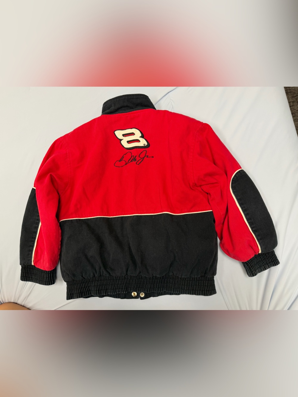 Vintage Dale Earnhardt Jr. #8 NASCAR Racing Jacket Youth Medium